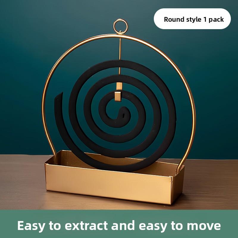 Creative simple iron hanging mosquito coil shelf household bedroom mosquito coil tray incense burner sandalwood tray bracket
Creative simple iron hanging mosquito coil shelf household bedroom mosquito coil tray incense burner sandalwood tray bracket