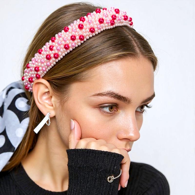 1Pc Sponge/Pearl Multicolor Wide Edge Elegance Headband Baroque Hair Band Handmade Beaded Women s
1Pc Sponge/Pearl Multicolor Wide Edge Elegance Headband Baroque Hair Band Handmade Beaded Women s