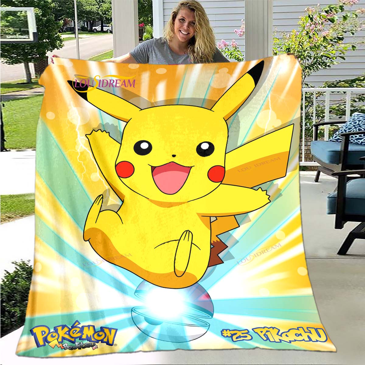 Super Clear 3D Pokemon Bed Blanket Pikachu Office Home Hiking Picnic Thick Quilt Fashionable Bedspread Flannel Blanket Picnic Blanket 75x90cm
Super Clear 3D Pokemon Bed Blanket Pikachu Office Home Hiking Picnic Thick Quilt Fashionable Bedspread Flannel Blanket Picnic Blanket 75x90cm