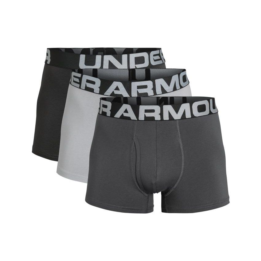 Under Armour UA Charged Casual Letter Waistband Boxer Briefs 3-Pack Men underwear Gray 1363616-010 S
Under Armour UA Charged Casual Letter Waistband Boxer Briefs 3-Pack Men underwear Gray 1363616-010 S