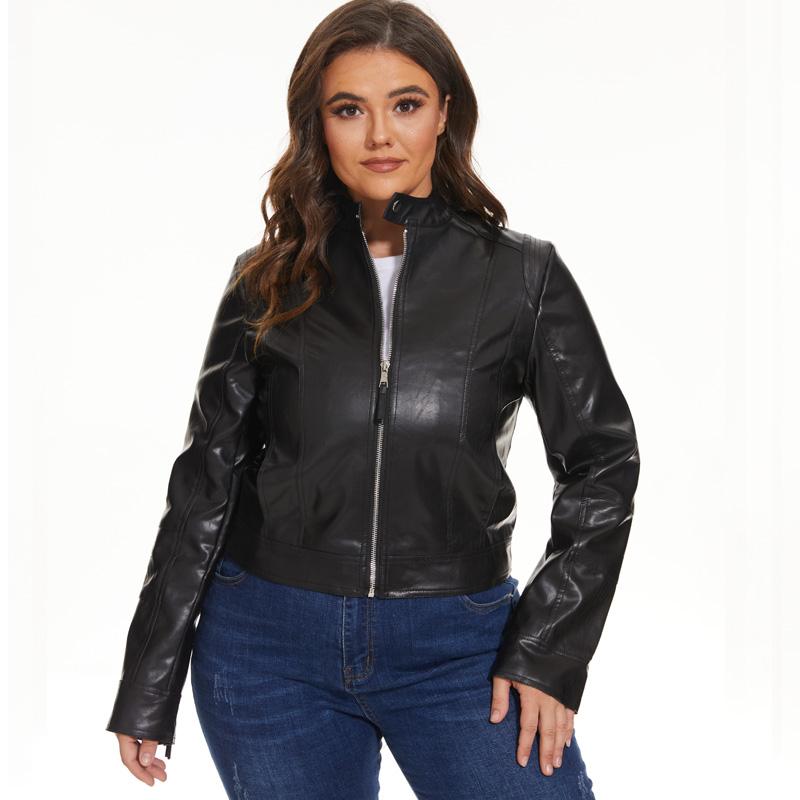 Жіноча весна-осінь Куртка з штучної шкіри Повсякденна тонка куртка з м’якої штучної шкіри Жіноче пальто Базовий вуличний одяг XXL
Жіноча весна-осінь Куртка з штучної шкіри Повсякденна тонка куртка з м’якої штучної шкіри Жіноче пальто Базовий вуличний одяг XXL