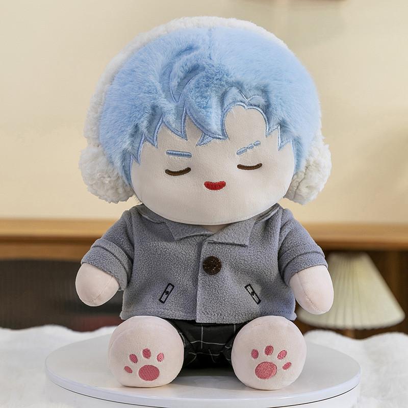 Cute Anime Plush Doll With Swapable Outfits For Kids And Collectors 34cm сірий колір
Cute Anime Plush Doll With Swapable Outfits For Kids And Collectors 34cm сірий колір