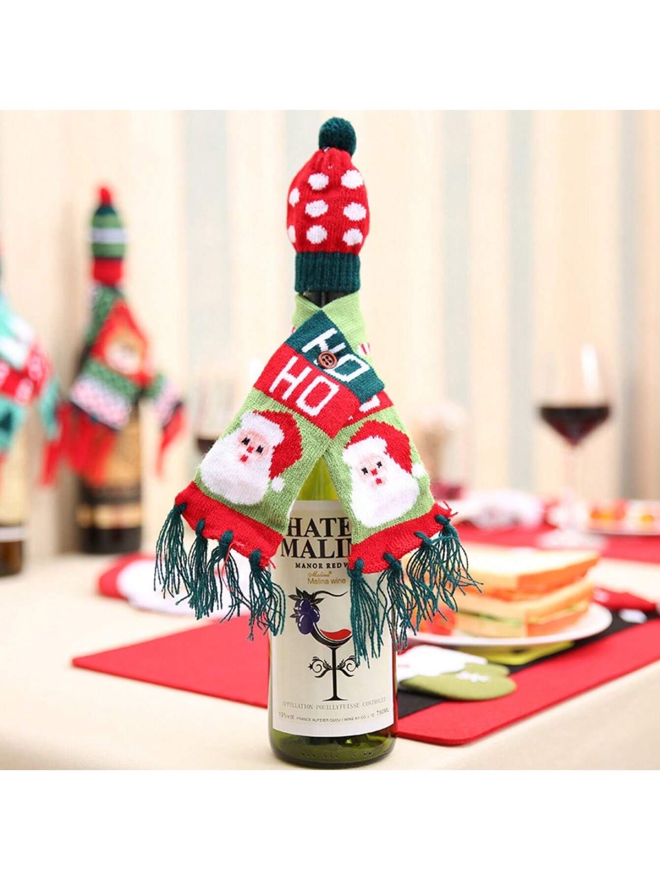 2026New Christmas Wine Bottle Cover Set Santa Snowman Wine Bottle Bags for Christmas Party Dinner Table Decorations Gifts
2026New Christmas Wine Bottle Cover Set Santa Snowman Wine Bottle Bags for Christmas Party Dinner Table Decorations Gifts