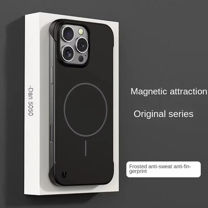 Ultra Thin Matte Frameless Protective Phone Case for IPhone 17 16 15 Plus 14 13 12 Pro Max for Magsafe Magnetic Shockproof Cover iPhone 13 Pro
Ultra Thin Matte Frameless Protective Phone Case for IPhone 17 16 15 Plus 14 13 12 Pro Max for Magsafe Magnetic Shockproof Cover iPhone 13 Pro