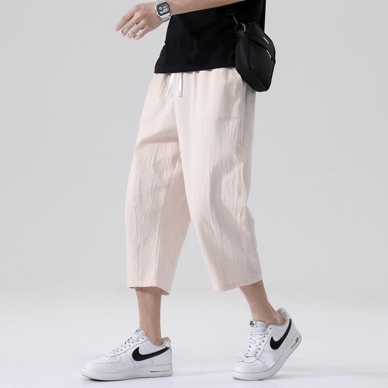 Men s Summer Cotton Linen Seven-Part Loose Plus Size Beach & Casual Sweatpants M хакі
Men s Summer Cotton Linen Seven-Part Loose Plus Size Beach & Casual Sweatpants M хакі
