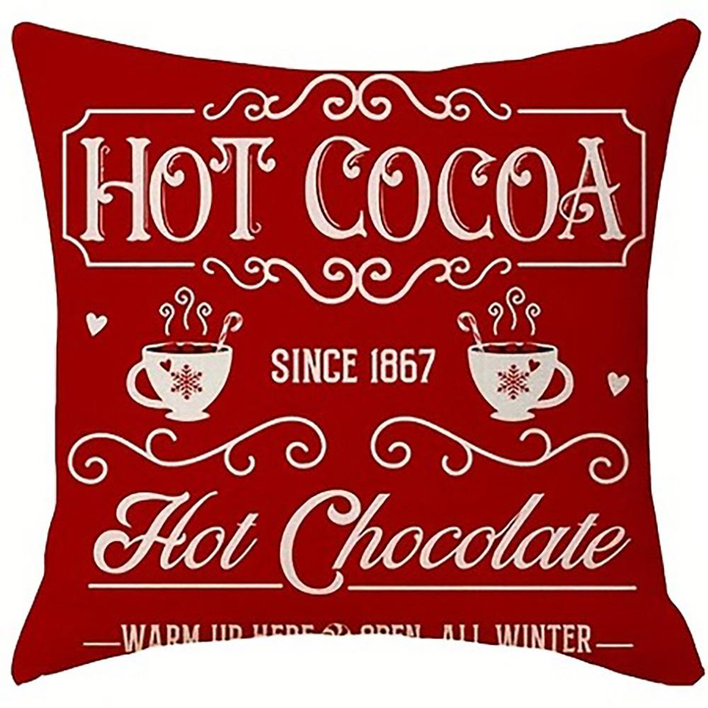 Christmas Candy Cane & Hot Cocoa Themed Pillowcases: Believe and Joy to the World Designs Sofa bed cushion cover,home decoration 16x16Inch
Christmas Candy Cane & Hot Cocoa Themed Pillowcases: Believe and Joy to the World Designs Sofa bed cushion cover,home decoration 16x16Inch