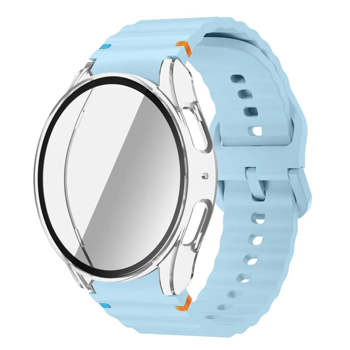 Чохол+Ремінець для Samsung Galaxy Watch 7 6 5 4 40мм 44мм Силіконовий Браслет Ремінець Загартоване Скло Захисна Плівка для Екрану Бампер Чохол Watch 4 5 40mm
Чохол+Ремінець для Samsung Galaxy Watch 7 6 5 4 40мм 44мм Силіконовий Браслет Ремінець Загартоване Скло Захисна Плівка для Екрану Бампер Чохол Watch 4 5 40mm
