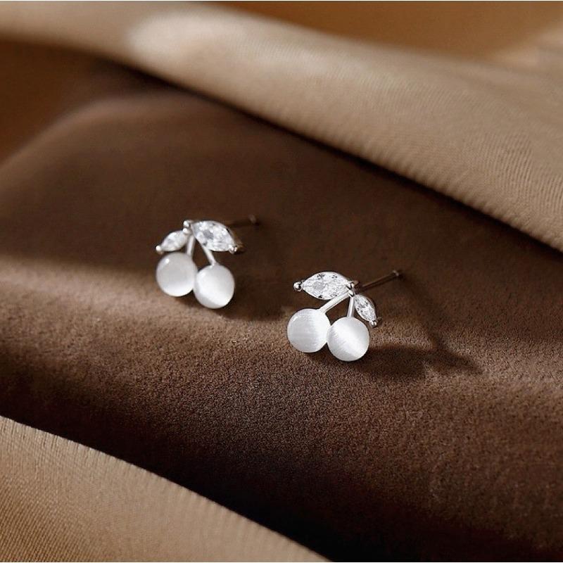 Серьги Женские Нишевые Темпераментные Серьги-Вишенки Новые Модные Летние Уникального Дизайна Серьги для Ушей