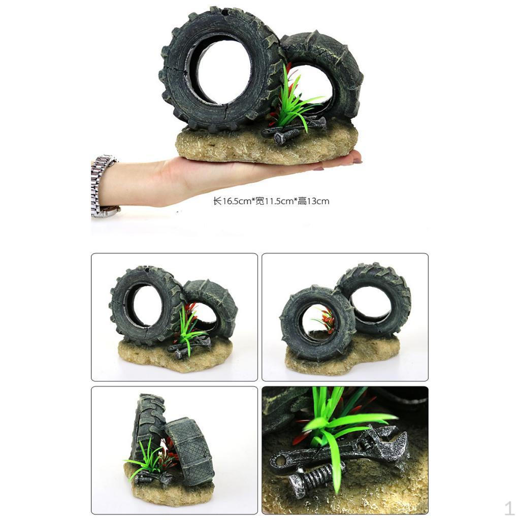 Fish Tank Decoration Aquarium Ornament Resin Tire Design for The Underwater Environment, Aquariums,
Fish Tank Decoration Aquarium Ornament Resin Tire Design for The Underwater Environment, Aquariums,