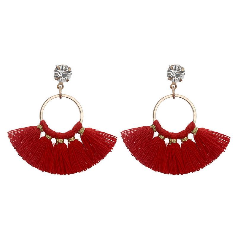 LOVBEAFAS Small Cute Crystal Tassel Drop Dangle Earrings For Girls Delicate Brincos Cotton Fringe Bohemian Earings Women Zircon красный
LOVBEAFAS Small Cute Crystal Tassel Drop Dangle Earrings For Girls Delicate Brincos Cotton Fringe Bohemian Earings Women Zircon красный