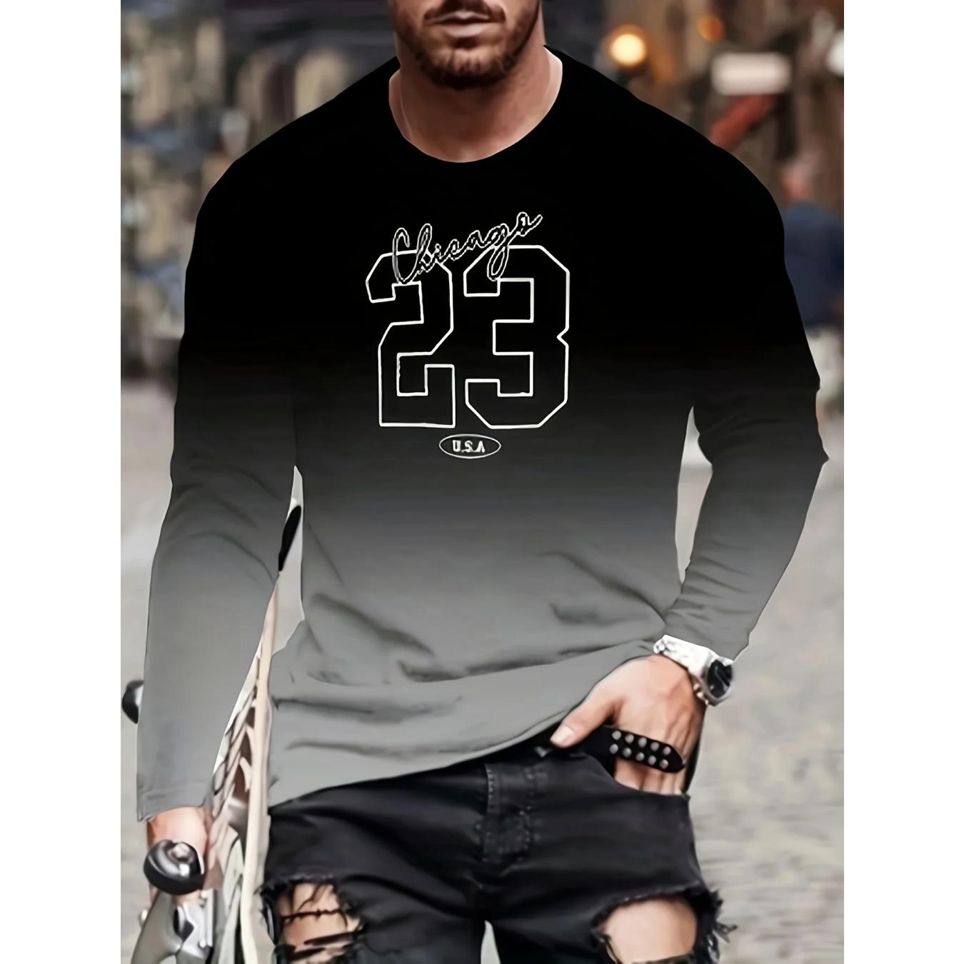 Spring and Autumn Round Neck 3D Gradient Printed Top Fashionable Casual Long Sleeved Men s T-shirts 5XL
Spring and Autumn Round Neck 3D Gradient Printed Top Fashionable Casual Long Sleeved Men s T-shirts 5XL