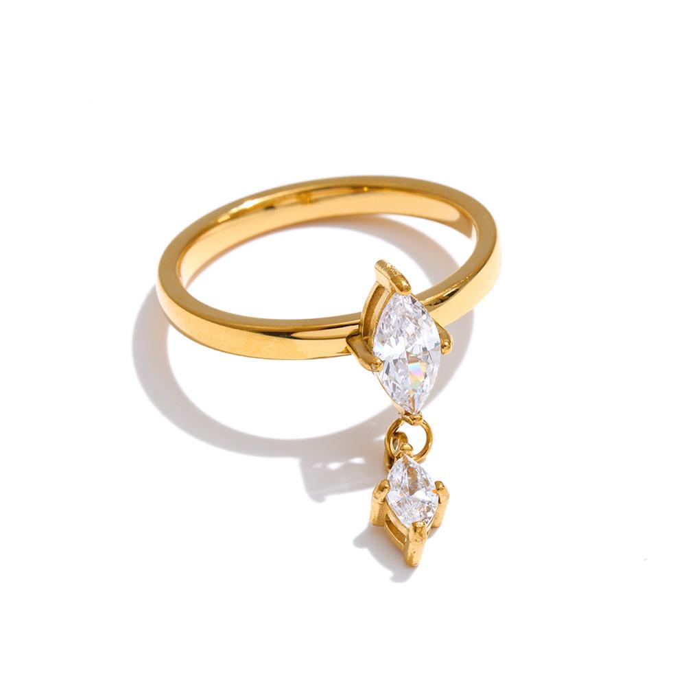 Yhpup Size 678 Stainless Steel Cubic Zirconia Rhombus Drop Ring Shiny Dainty Charming Golden Premium Jewelry Gift 6
Yhpup Size 678 Stainless Steel Cubic Zirconia Rhombus Drop Ring Shiny Dainty Charming Golden Premium Jewelry Gift 6