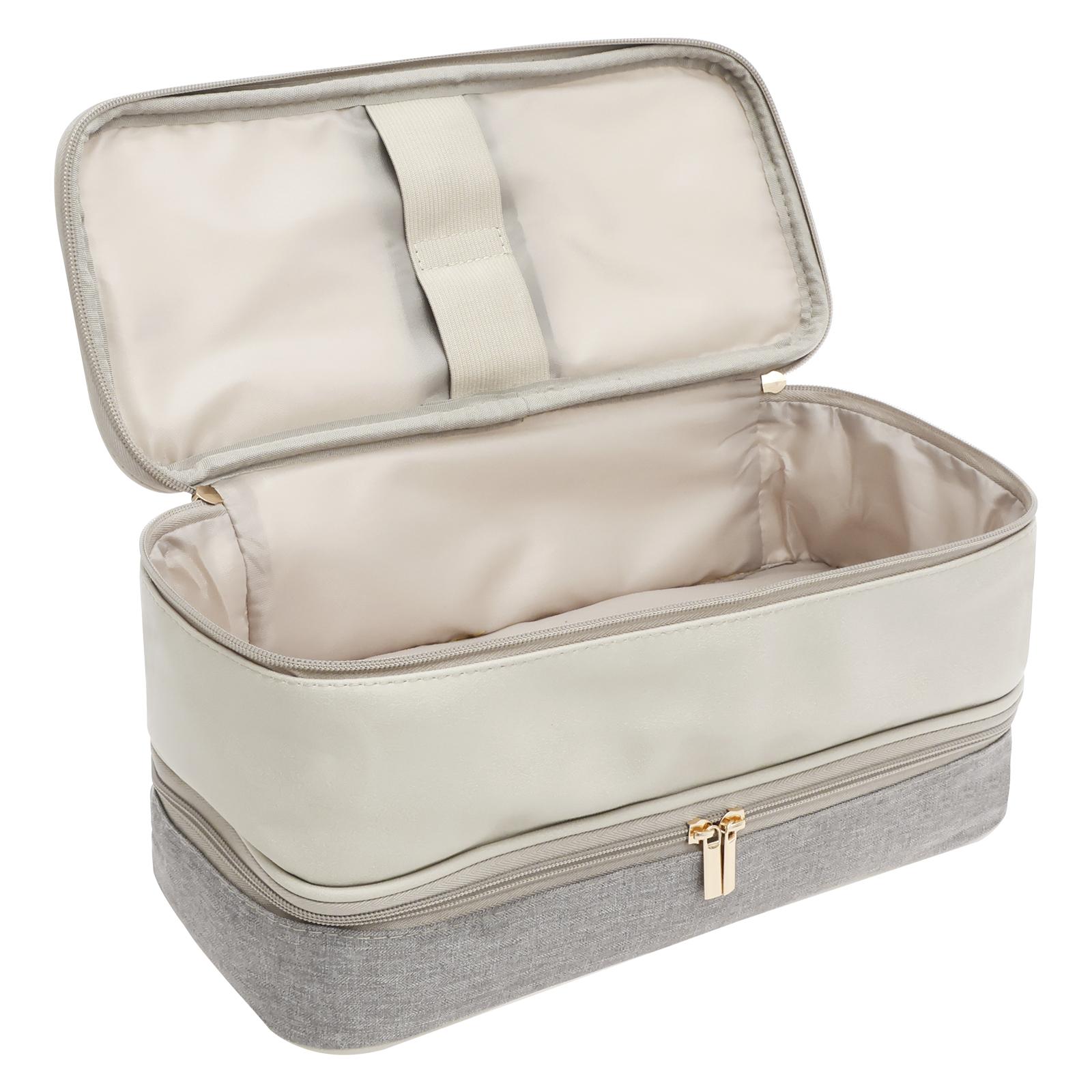 Double Layer Hair Dryer Storage Bag PU Leather Hair Tool Curler Storage Case Dustproof WaterProof Portable Travel Cosmetic Bag серый
Double Layer Hair Dryer Storage Bag PU Leather Hair Tool Curler Storage Case Dustproof WaterProof Portable Travel Cosmetic Bag серый