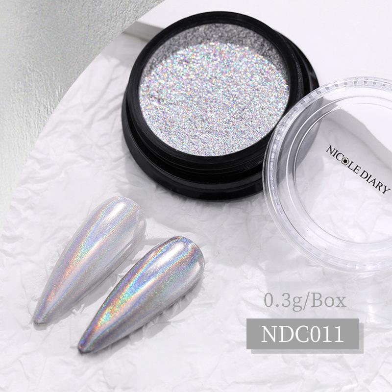 Nicole Diary Nail Art Solid Mirror Powder, Water Corrugated Mirror Flour, Aperture Laser Mirror Powder C011
Nicole Diary Nail Art Solid Mirror Powder, Water Corrugated Mirror Flour, Aperture Laser Mirror Powder C011