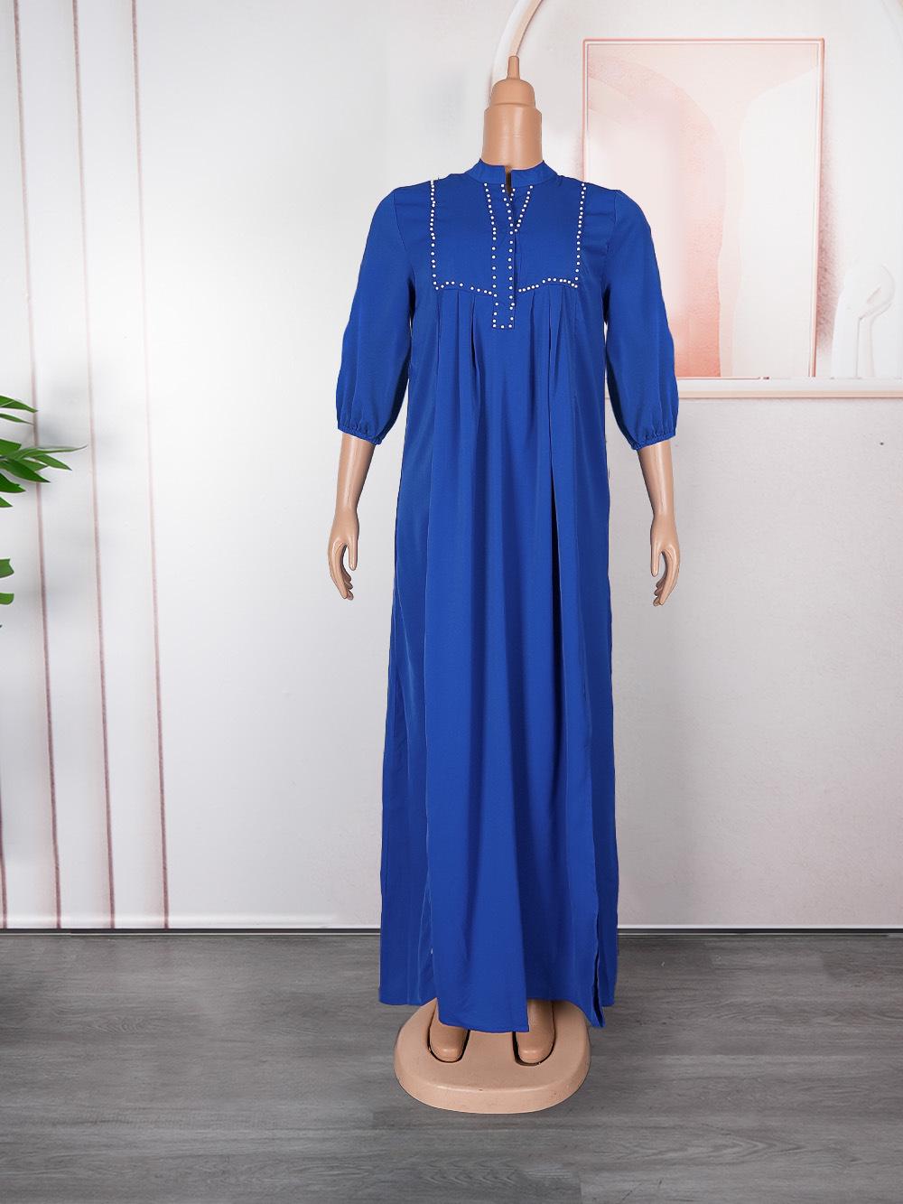 Платье макси для женщин больших размеров со стразами, однотонное, для мусульманок Ближнего Востока
Платье макси для женщин больших размеров со стразами, однотонное, для мусульманок Ближнего Востока