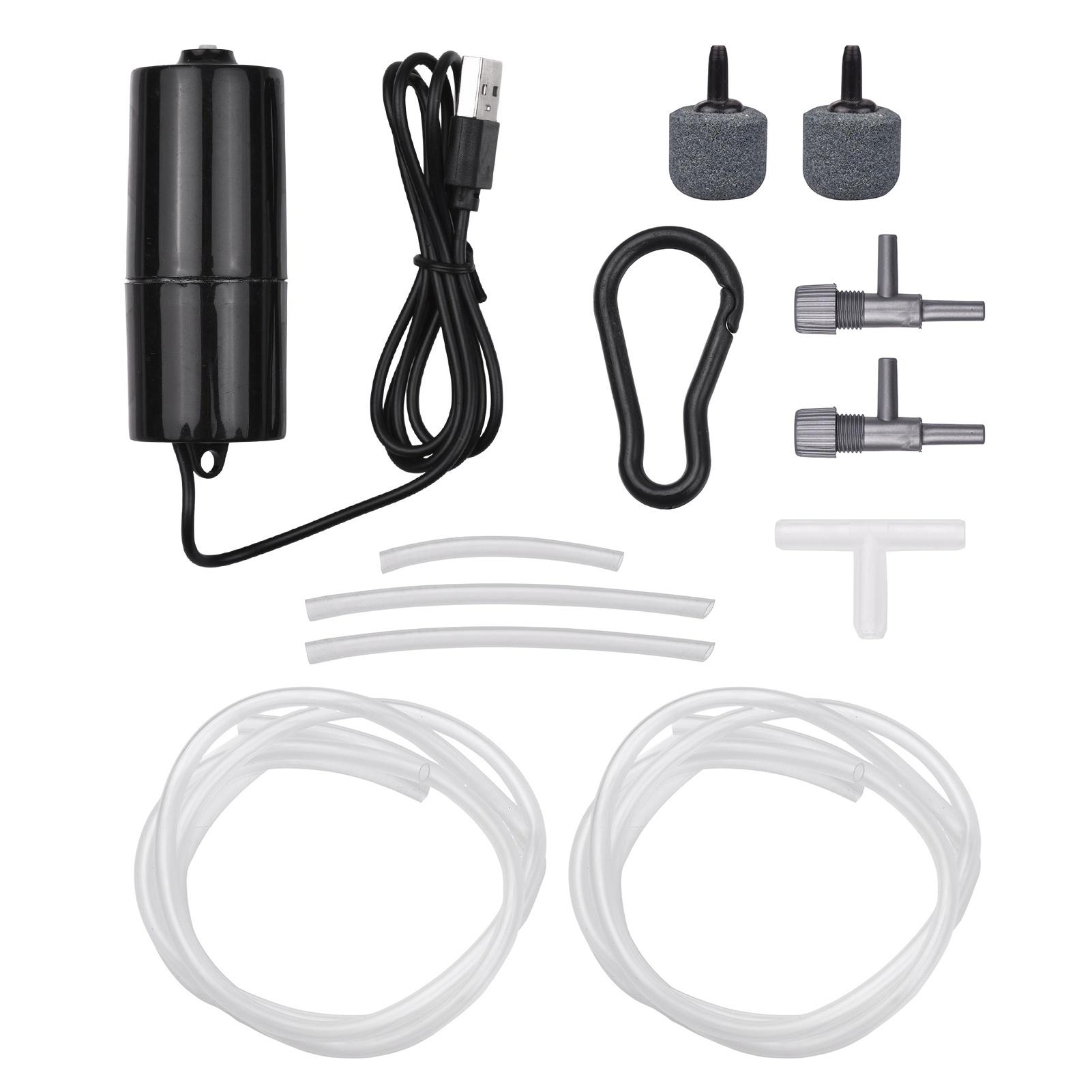 Aquarium USB Air Pump Small Oxygen Pump with Air Stone Tubing Hanging Buckle for Fish Outdoor Fishing aquarium USB air pump чорний
Aquarium USB Air Pump Small Oxygen Pump with Air Stone Tubing Hanging Buckle for Fish Outdoor Fishing aquarium USB air pump чорний