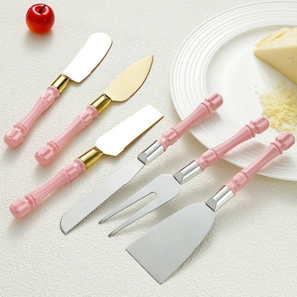 Portable Cheese Shovel Fork Set Reusable Butter Knife Cheese Tools Dessert Knife Food Style 4
Portable Cheese Shovel Fork Set Reusable Butter Knife Cheese Tools Dessert Knife Food Style 4