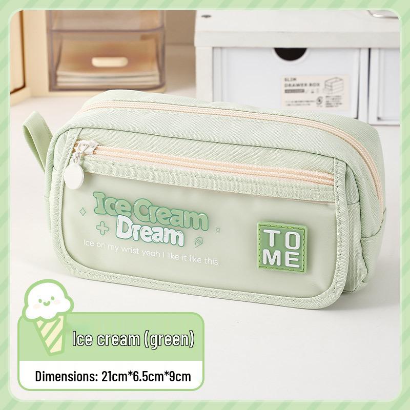 Large Capacity TPU Pencil Case with Flip Cover and Double Zipper for Students - Oxford Cute Design
Large Capacity TPU Pencil Case with Flip Cover and Double Zipper for Students - Oxford Cute Design