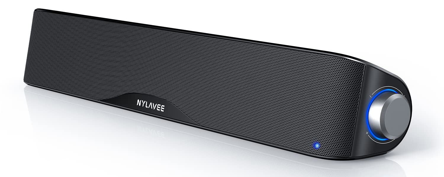 Nylavee PC Speaker Soundbar Bluetooth AUX Connection 6 динамиков 10 Вт стерео громкий насыщенный бас совместим с компьютером с питанием от USB
Nylavee PC Speaker Soundbar Bluetooth AUX Connection 6 динамиков 10 Вт стерео громкий насыщенный бас совместим с компьютером с питанием от USB