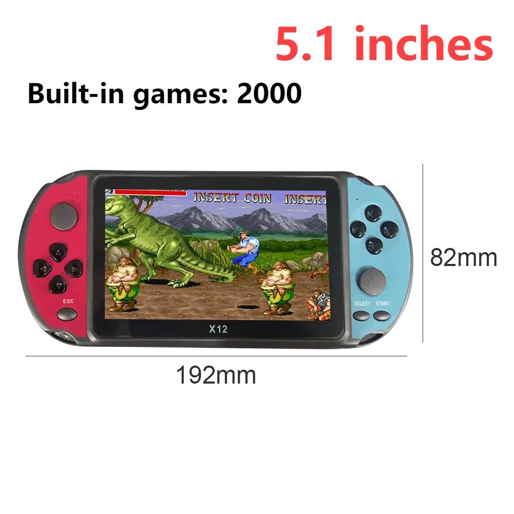 X12/X7 Plus Handheld Game Console 7 inch HD Screen Handheld Portable Video Player Built-in 10,000 Classic Video Games Console
X12/X7 Plus Handheld Game Console 7 inch HD Screen Handheld Portable Video Player Built-in 10,000 Classic Video Games Console