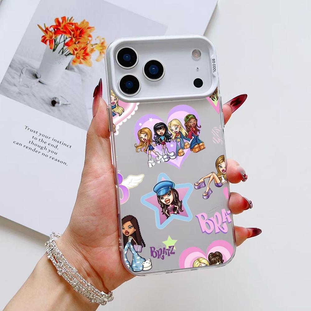 Fashion Girl B-BratzS Phone Case For iPhone 17 16 15 14 13 12 11 Pro Max Air Matte Laser Aurora Shockproof Funda iPhone 15 Pro
Fashion Girl B-BratzS Phone Case For iPhone 17 16 15 14 13 12 11 Pro Max Air Matte Laser Aurora Shockproof Funda iPhone 15 Pro