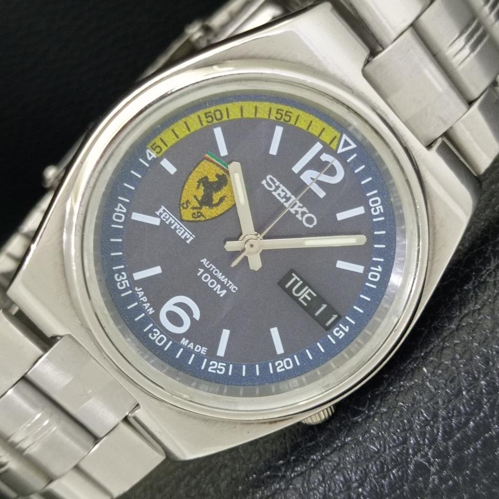 ОРИГИНАЛЬНЫЕ ВИНТАЖНЫЕ МУЖСКИЕ АВТОМАТИЧЕСКИЕ ЧАСЫ SEIKO 7019A ЯПОНИЯ С ЦИФЕРБЛАТОМ FERRARI a701678-5 R206c-a701678
ОРИГИНАЛЬНЫЕ ВИНТАЖНЫЕ МУЖСКИЕ АВТОМАТИЧЕСКИЕ ЧАСЫ SEIKO 7019A ЯПОНИЯ С ЦИФЕРБЛАТОМ FERRARI a701678-5 R206c-a701678