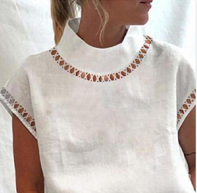 Європейська та американська жіноча мереживна тонка сорочка-пуловер зі стоячим коміром – колекція 2022 XL білий
Європейська та американська жіноча мереживна тонка сорочка-пуловер зі стоячим коміром – колекція 2022 XL білий