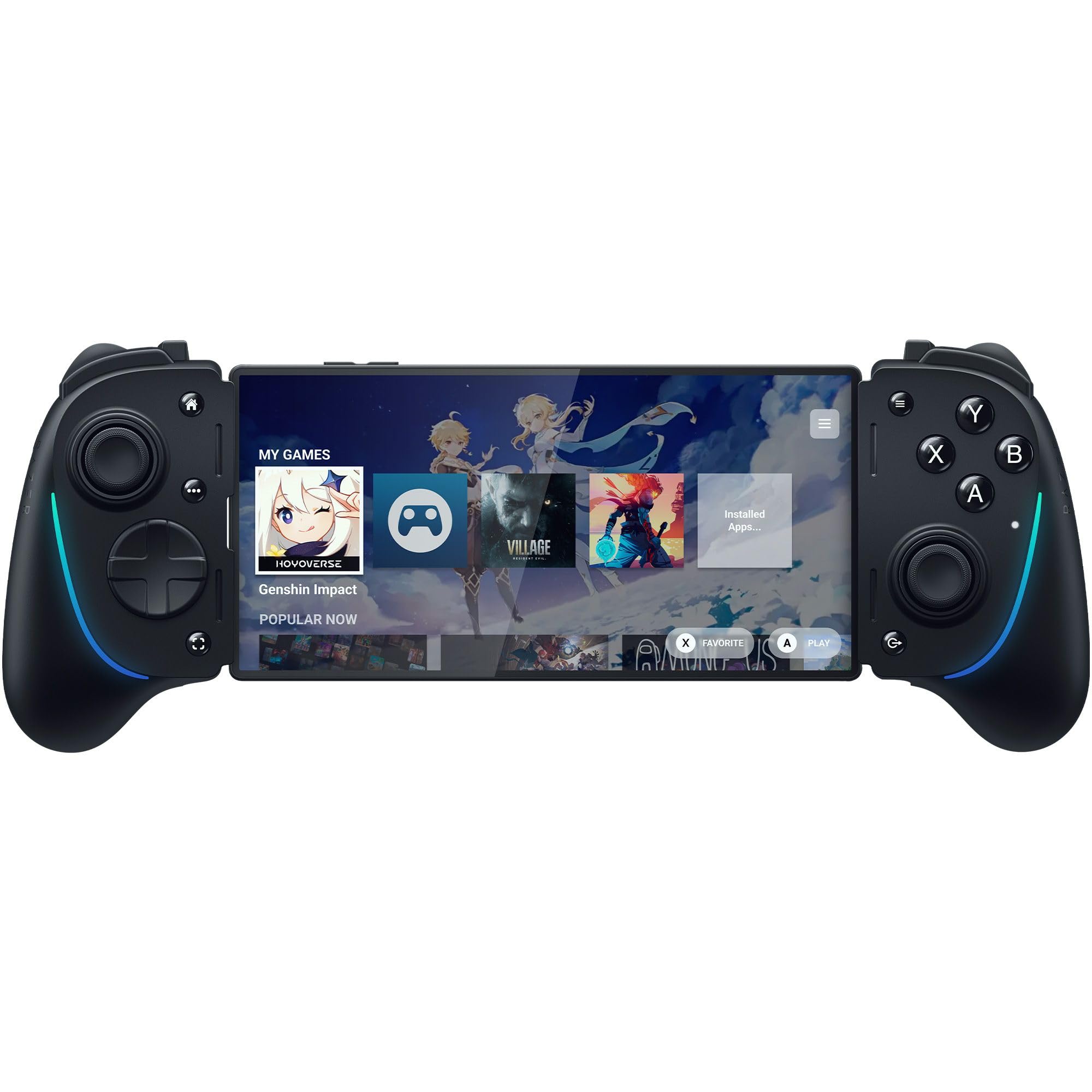 Razer Kishi Ultra Mobile Gaming Controller USB-керування Телескопічний міст, сумісний із планшетами із затримкою до дюймів Заряджайте під час гри чорний
Razer Kishi Ultra Mobile Gaming Controller USB-керування Телескопічний міст, сумісний із планшетами із затримкою до дюймів Заряджайте під час гри чорний