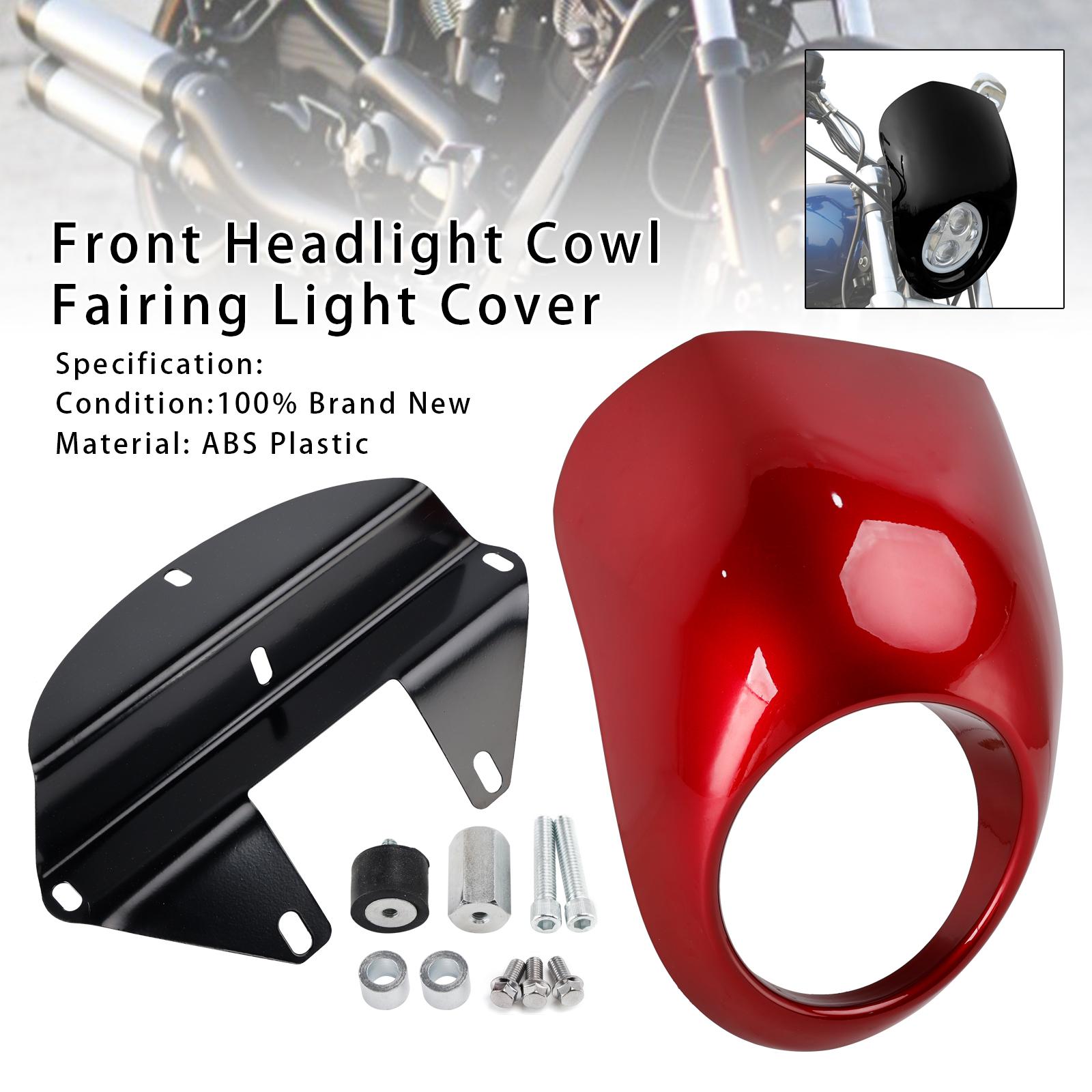 Headlight Fairing Light Cover For Sportster Dyna XL 883 1200 FX 1973-up Red
Headlight Fairing Light Cover For Sportster Dyna XL 883 1200 FX 1973-up Red