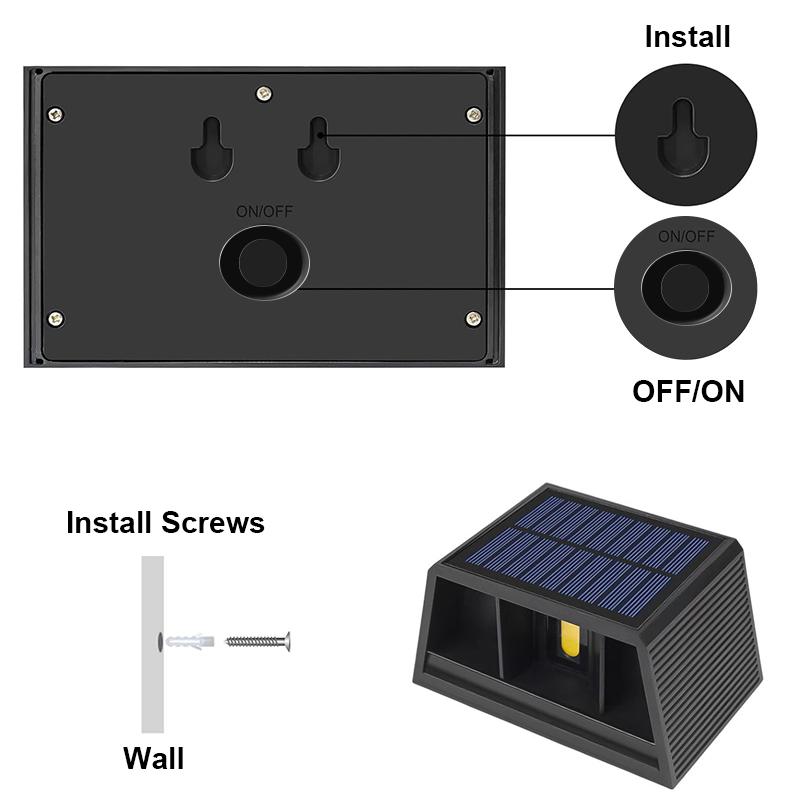 Solar Wall Light Garden Solar Light Waterproof Outdoor Lighting Street Lamp Home Courtyard Balcony Porch Yard Decoration
Solar Wall Light Garden Solar Light Waterproof Outdoor Lighting Street Lamp Home Courtyard Balcony Porch Yard Decoration