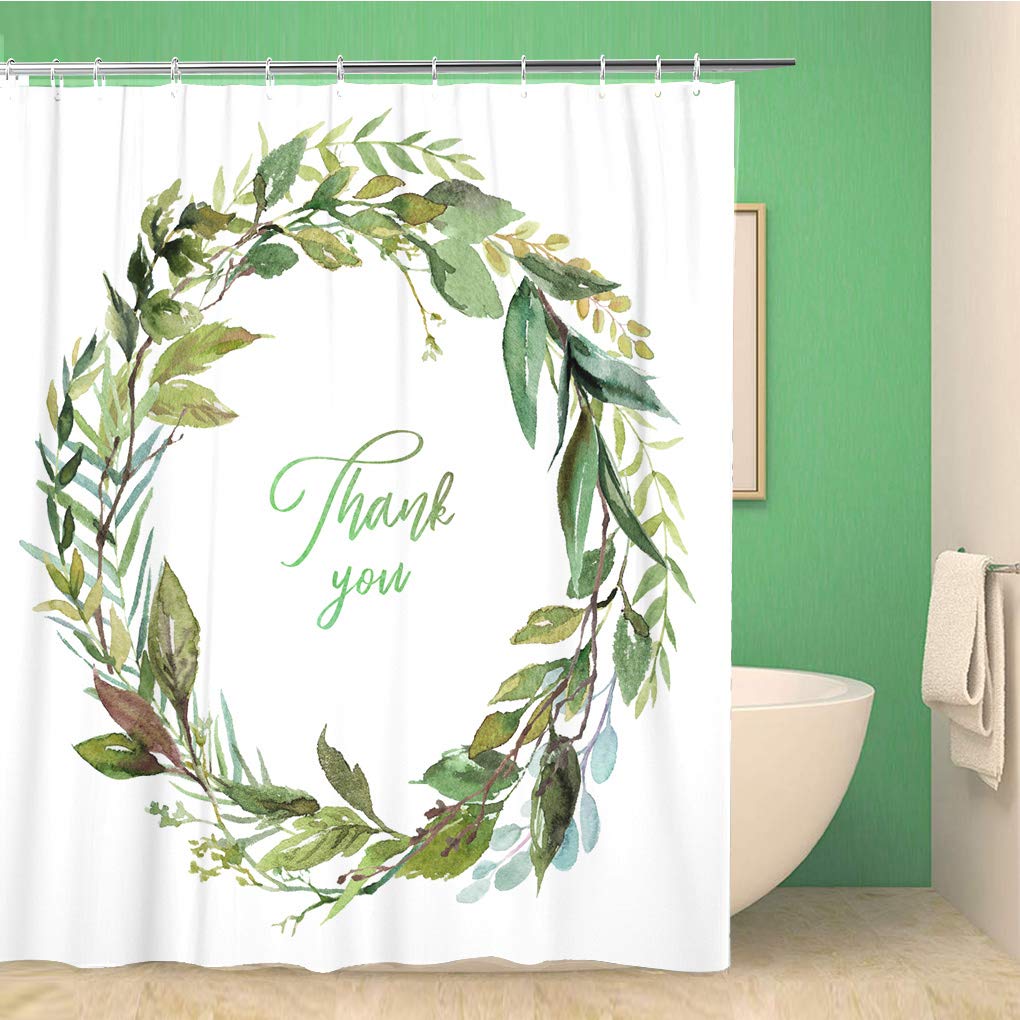 Watercolor Floral Shower Curtain Burgundy Flowers Wreath Frame With Gold Geetric Shape And Crystal Waterproof Bathroom Curtains W60H190(CM)-1 Pcs
Watercolor Floral Shower Curtain Burgundy Flowers Wreath Frame With Gold Geetric Shape And Crystal Waterproof Bathroom Curtains W60H190(CM)-1 Pcs