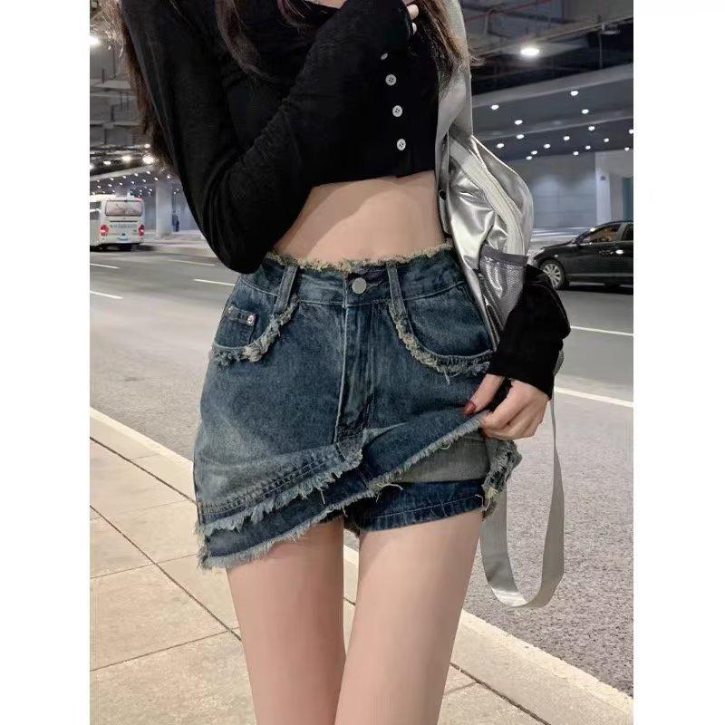 Retro High-Waist A-Line Denim Short Skirt for Women - Spring Fashion S
Retro High-Waist A-Line Denim Short Skirt for Women - Spring Fashion S