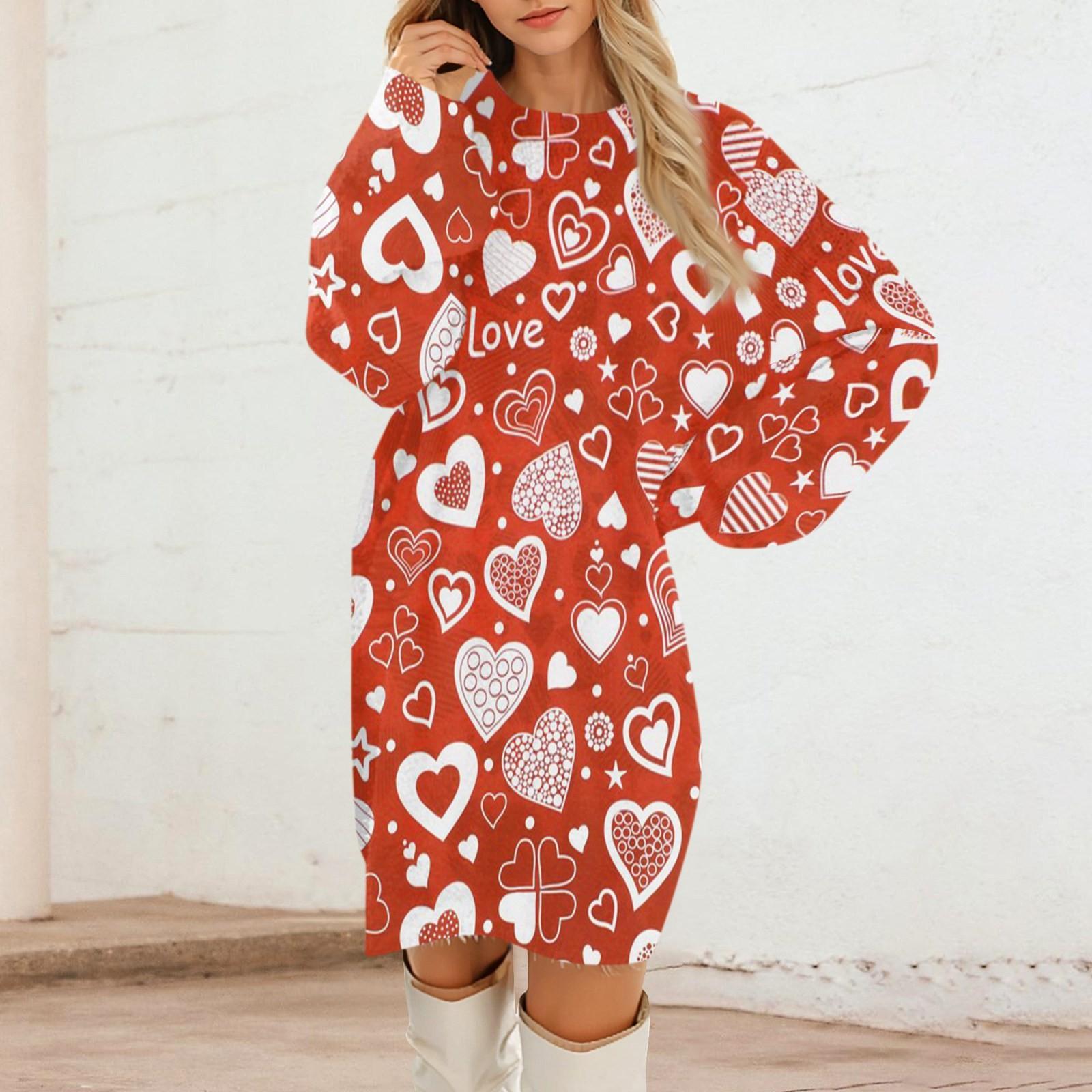 Женские повседневные платья с круглым вырезом и длинным рукавом на День святого Валентина из плюша в градиентную клетку XL
Женские повседневные платья с круглым вырезом и длинным рукавом на День святого Валентина из плюша в градиентную клетку XL