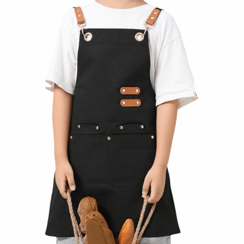 Легкий детский кулинарный фартук однотонный детский костюм шеф-повара для работы в ресторане чёрный
Легкий детский кулинарный фартук однотонный детский костюм шеф-повара для работы в ресторане чёрный