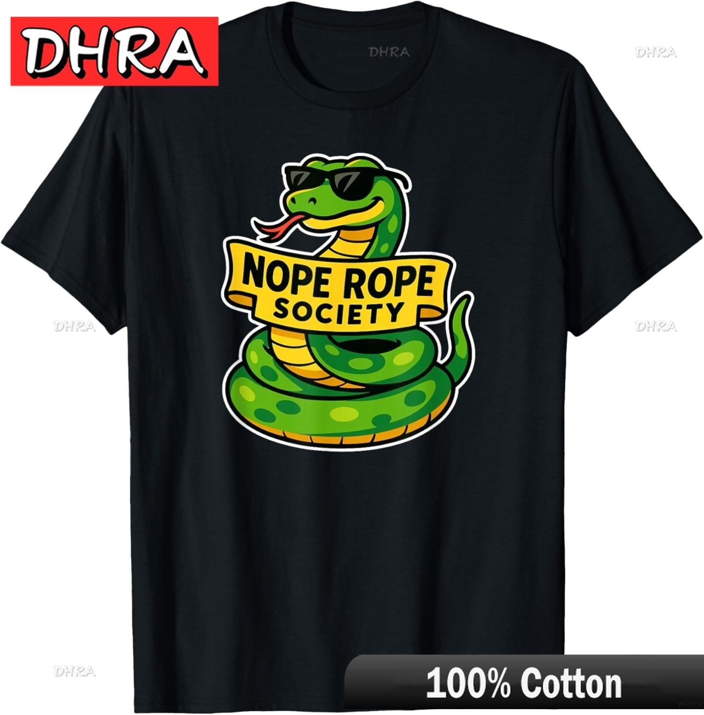 Nope Rope Society Funny Snake Humor Reptile Lover Design TShirt Unique Cool Edgy Graphic Tops Creative Punk Edgy Tshirts Tees 4XL
Nope Rope Society Funny Snake Humor Reptile Lover Design TShirt Unique Cool Edgy Graphic Tops Creative Punk Edgy Tshirts Tees 4XL