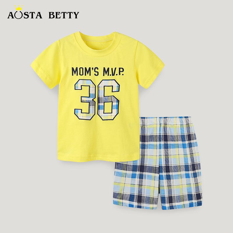 European & American Style Cotton Cartoon Embroidered Boy s Two-Piece Set: Short-Sleeved T-Shirt & Shorts 7 Years (125 cm)
European & American Style Cotton Cartoon Embroidered Boy s Two-Piece Set: Short-Sleeved T-Shirt & Shorts 7 Years (125 cm)
