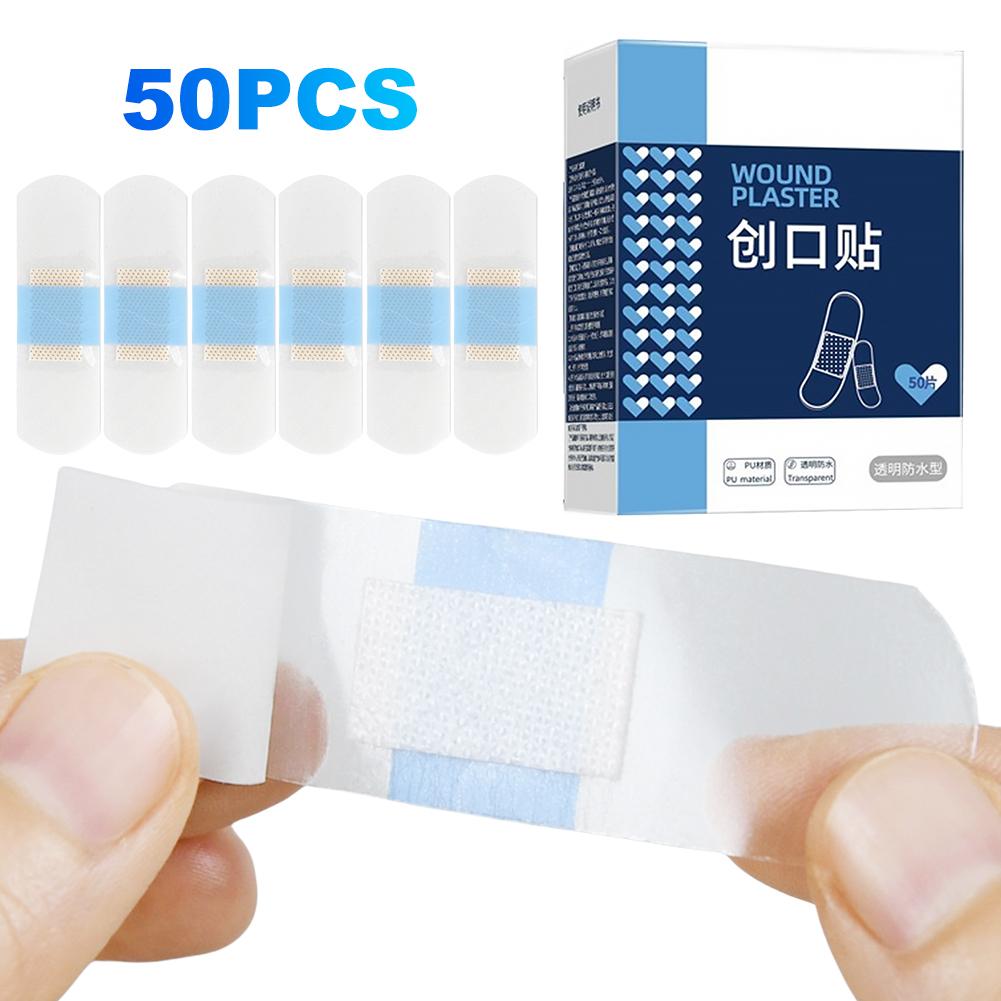 50/120Pcs PU Transparent Waterproof Band Aid Adhesive Medical Strips Invisible Hemostasis Wound Plaster First Aid Emergency Kit
50/120Pcs PU Transparent Waterproof Band Aid Adhesive Medical Strips Invisible Hemostasis Wound Plaster First Aid Emergency Kit