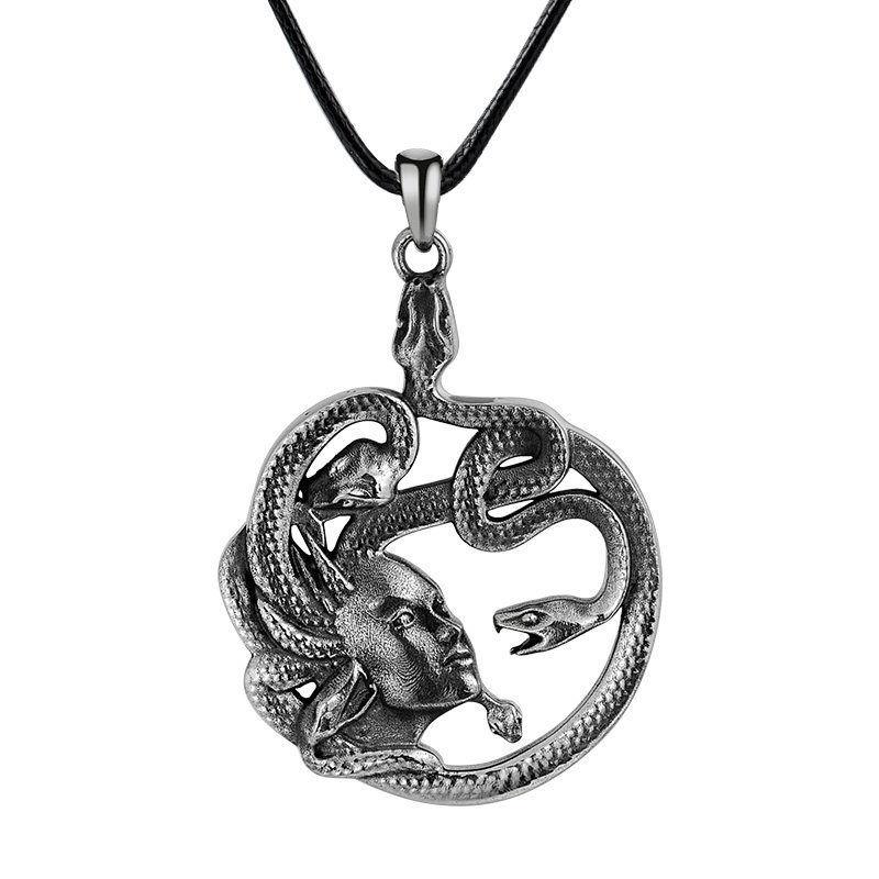 Necklace Women Ins Hip-hop Handmade DIY Medusa Necklace Light Luxury Niche Snake Shaped Accessory Pendant Men 60CM
Necklace Women Ins Hip-hop Handmade DIY Medusa Necklace Light Luxury Niche Snake Shaped Accessory Pendant Men 60CM