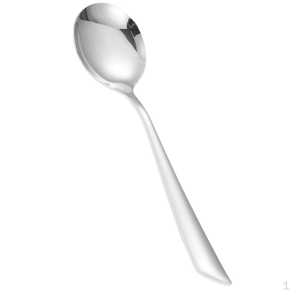 Stainless Steel Dinner Spoons Round Spoon Home Kitchen Restaurant Cafe Soup 11/ 12/ 15/ 18cm 15cm
Stainless Steel Dinner Spoons Round Spoon Home Kitchen Restaurant Cafe Soup 11/ 12/ 15/ 18cm 15cm