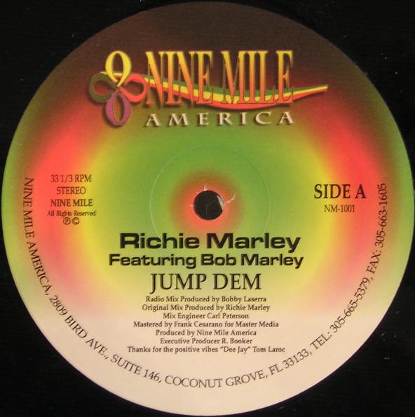 12inch Record RICHIE MARLEY, BOB MARLEY - Jump Dem NM1001 Nine Mile Ameri US Reggae, Ska & Dub Used
12inch Record RICHIE MARLEY, BOB MARLEY - Jump Dem NM1001 Nine Mile Ameri US Reggae, Ska & Dub Used