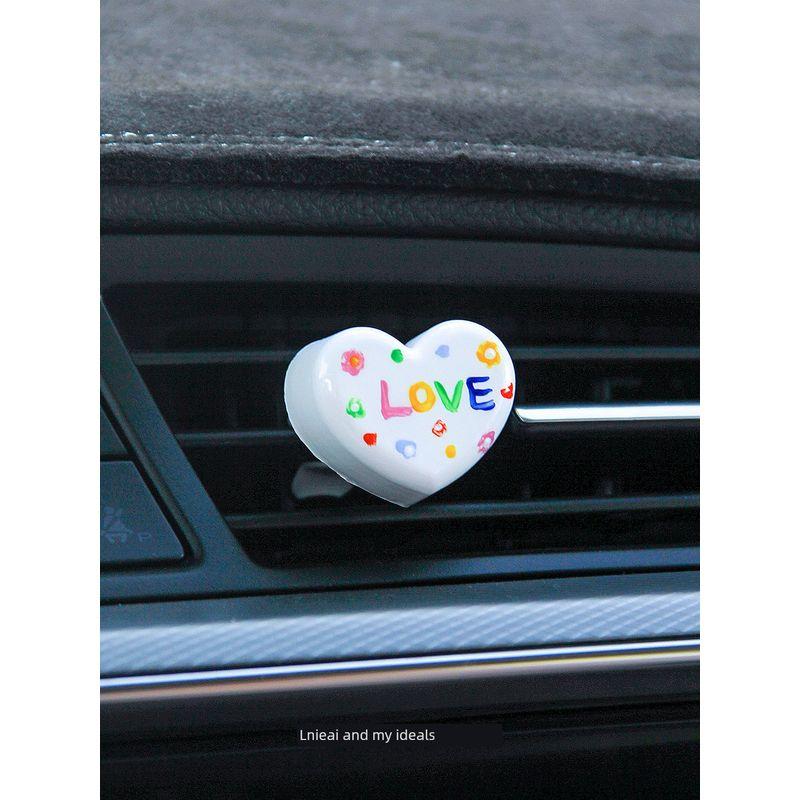 Original Hand-Painted Heart-Shaped Car Air Vent Fragrance Candy Girl Graffiti Car Cute Decoration Aroma Diffuser Stone White Heart((Send Aromatherapy)) Other notes
Original Hand-Painted Heart-Shaped Car Air Vent Fragrance Candy Girl Graffiti Car Cute Decoration Aroma Diffuser Stone White Heart((Send Aromatherapy)) Other notes