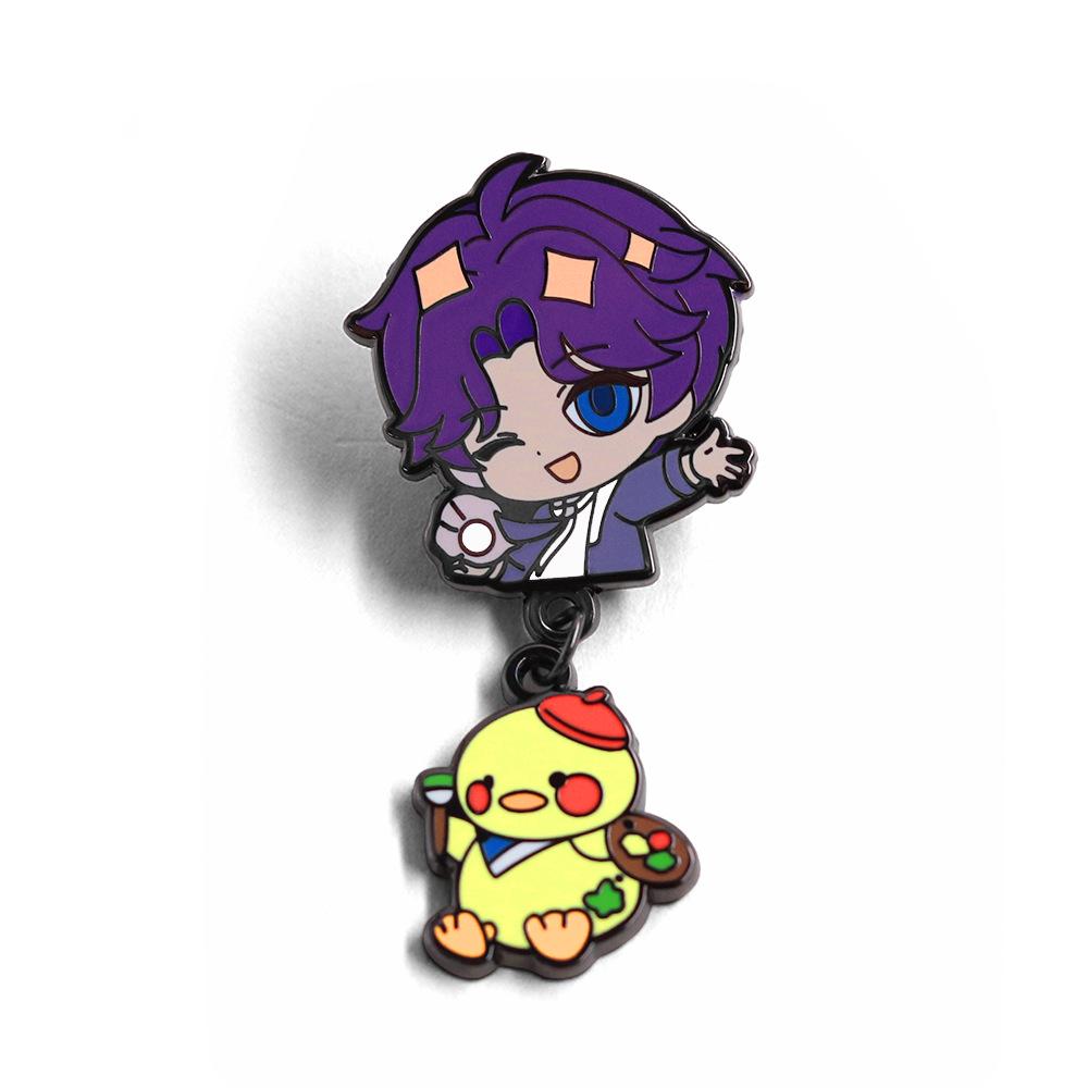 Cartoon Qi Yu Enamel Pin - Cute Yellow Duck Love & Space Badge Pendant Jewelry Backpack Accessory
Cartoon Qi Yu Enamel Pin - Cute Yellow Duck Love & Space Badge Pendant Jewelry Backpack Accessory