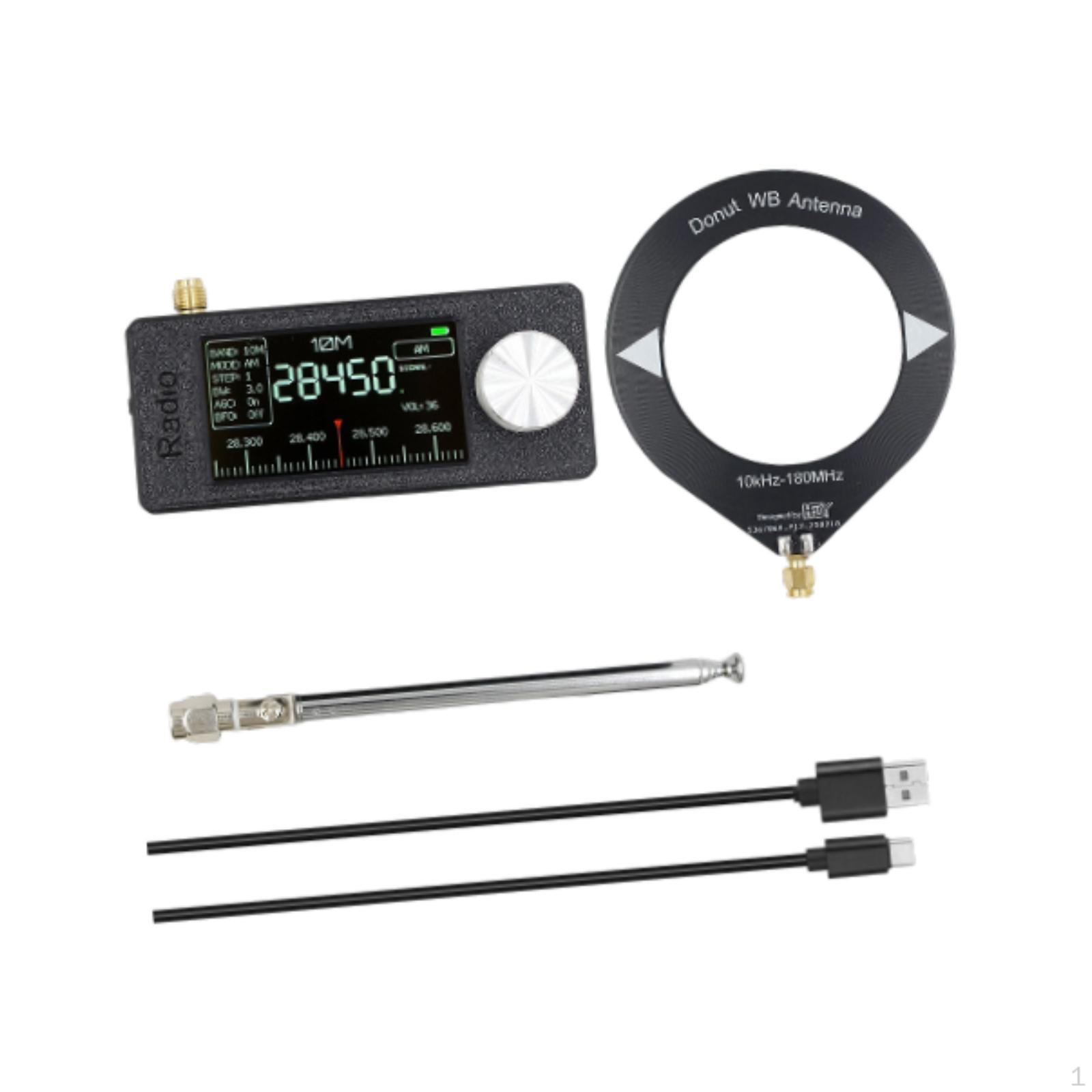 SI4732 Портативное радио Профессиональное Мини для длительных поездок, для дома, кемпинга чёрный
SI4732 Портативное радио Профессиональное Мини для длительных поездок, для дома, кемпинга чёрный