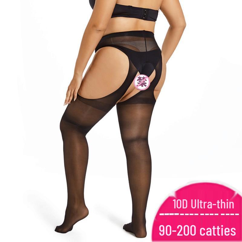 Plus Size Ultra-Thin Lace Cutout Open-Crotch Pantyhose for Women Plus Size (130-200 lbs)
Plus Size Ultra-Thin Lace Cutout Open-Crotch Pantyhose for Women Plus Size (130-200 lbs)