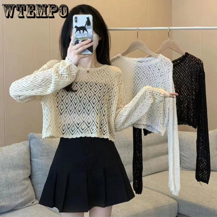 Women s Hollow Out Knit Sunscreen Shirt Loose Short Pullover Cover Shirt Ice Silk Shirt Spring Top XL чорний
Women s Hollow Out Knit Sunscreen Shirt Loose Short Pullover Cover Shirt Ice Silk Shirt Spring Top XL чорний