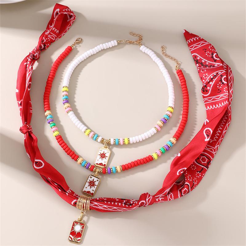 Креативное новое шелковое ожерелье-шарф, длинная подвеска, женская шейная цепочка, ювелирное изделие из трех частей
Креативное новое шелковое ожерелье-шарф, длинная подвеска, женская шейная цепочка, ювелирное изделие из трех частей