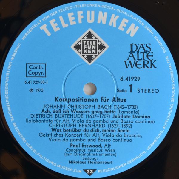 LP Record GEORG PHILIPP TELEMANN JOHANN CHR Kompositionen Fr Altus 641929AW Telefunken Germany Classical Used
LP Record GEORG PHILIPP TELEMANN JOHANN CHR Kompositionen Fr Altus 641929AW Telefunken Germany Classical Used