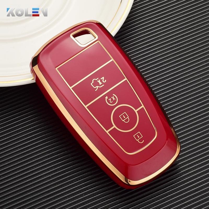 Tpu Car Remote Key Case Cover Shell Fob For Ford Edge Fusion Mustang Explorer F150 F250 F350 Ecosport Protector Holder Keyless
Tpu Car Remote Key Case Cover Shell Fob For Ford Edge Fusion Mustang Explorer F150 F250 F350 Ecosport Protector Holder Keyless