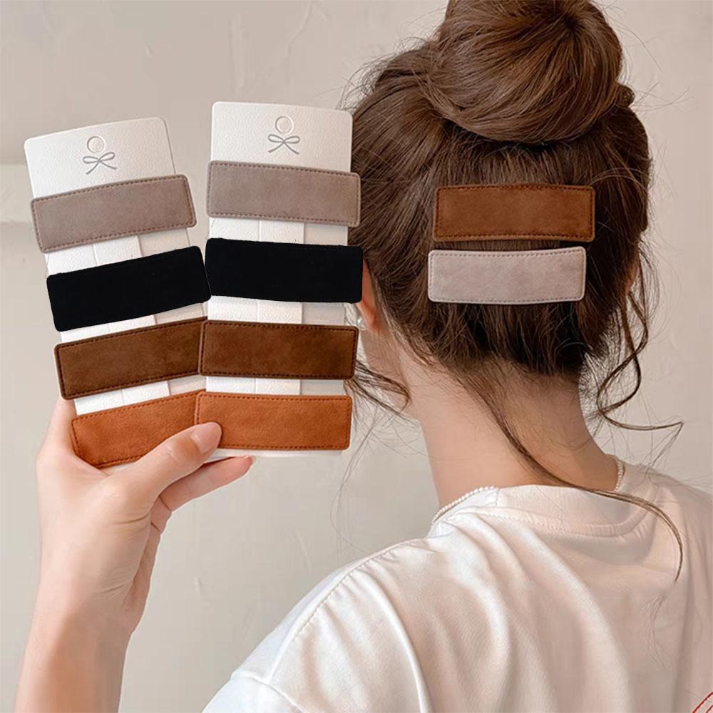 2pc Classic Solid color simple Retro Velvet Solid BB Hair Side Clips Hairpin for Women Girls Hair Accessories Ornament
2pc Classic Solid color simple Retro Velvet Solid BB Hair Side Clips Hairpin for Women Girls Hair Accessories Ornament