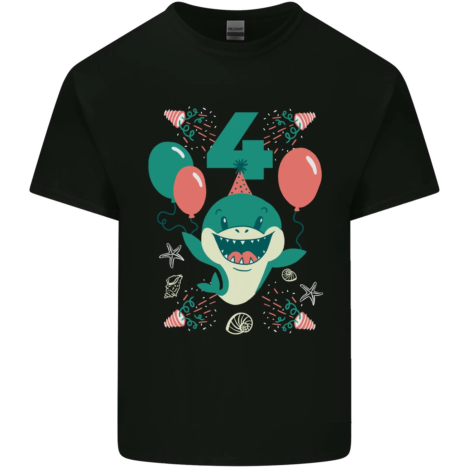4th Shark Birthday 4 Years Old Kids T-Shirt Childrens XL
4th Shark Birthday 4 Years Old Kids T-Shirt Childrens XL